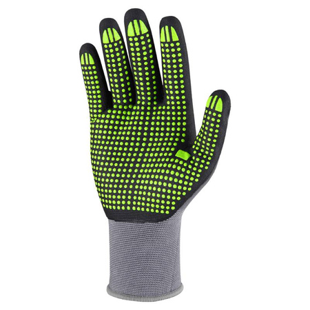Rękawice nylonowe NITRILE FLEX DOTS PERFECT STALCO