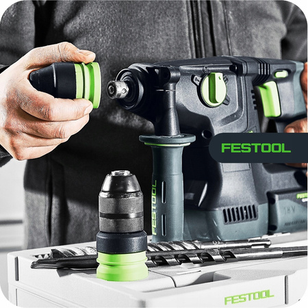 Młotowiertarka akumulatorowa młotowiertarka z funkcją kucia KHC 18 5,0 EBI-Plus 577448 FESTOOL